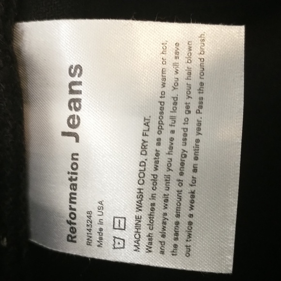 Reformation jeans black Emilia crop jeans - Picture 5 of 5